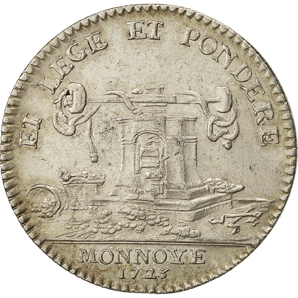 Francia, Token, Louis XV, Monnaie de Paris, 1723, SPL-, Argento, Feuardent:2210