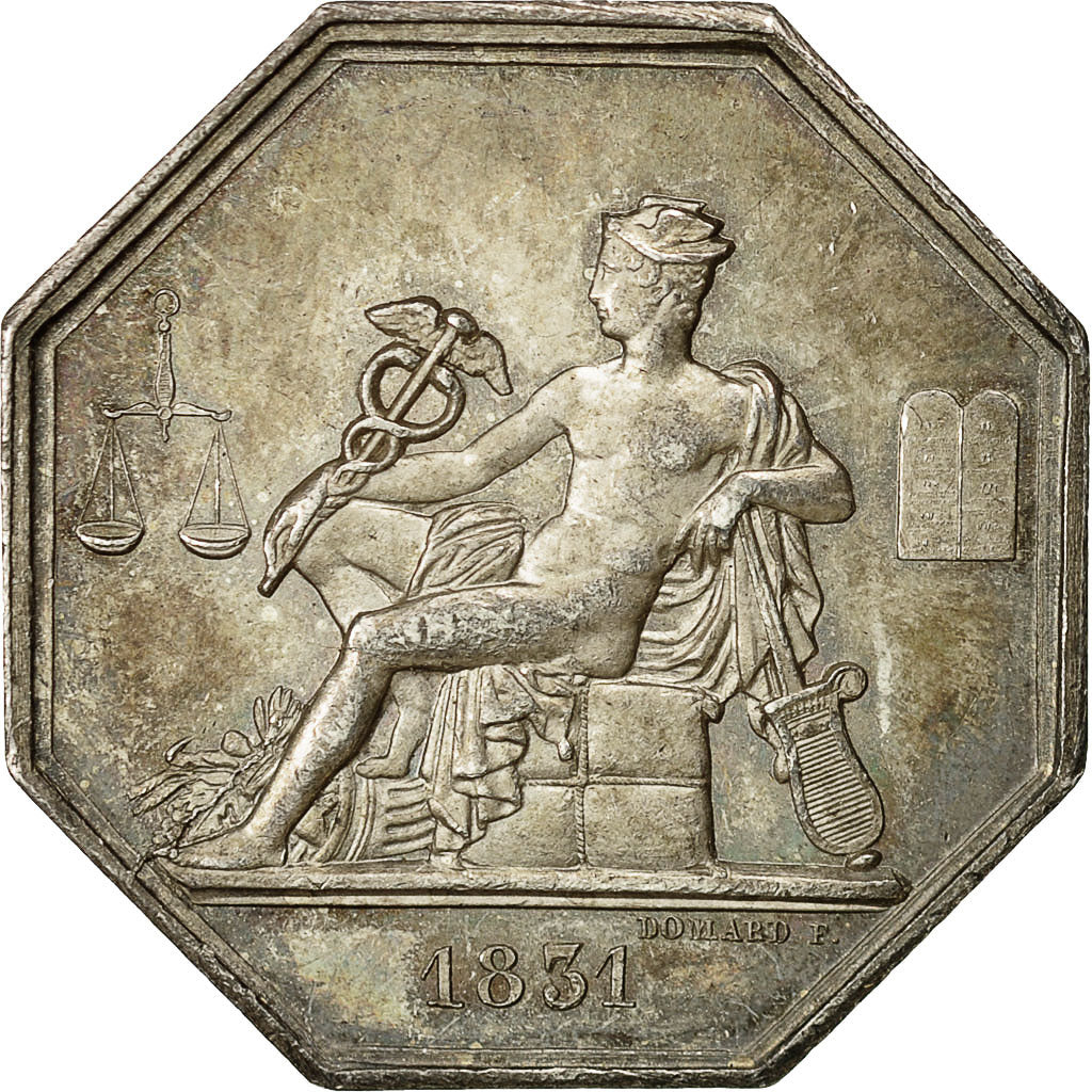 France, Medal, Commissaires experts du gouvernement, 1831, Domard, AU(50-53)