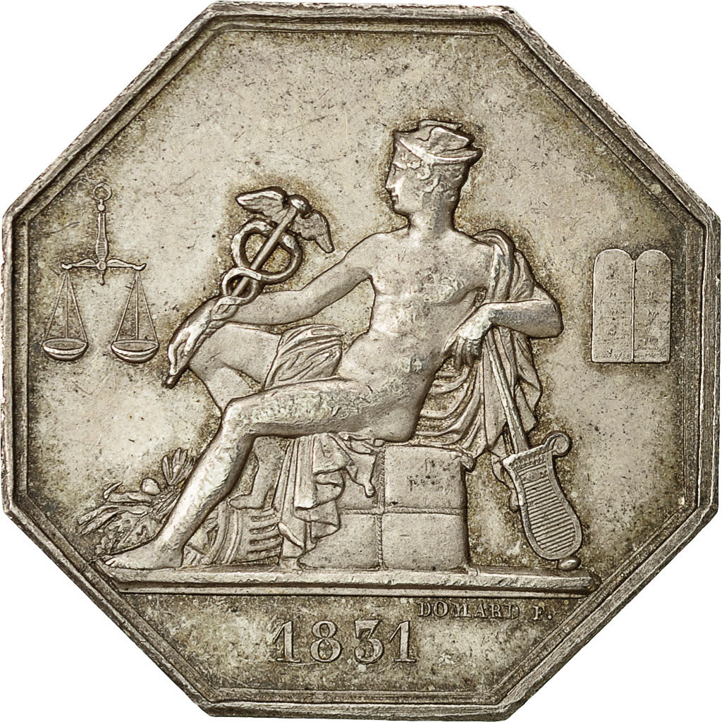 France, Medal, Commissaires experts du gouvernement, 1831, Domard, AU(50-53)