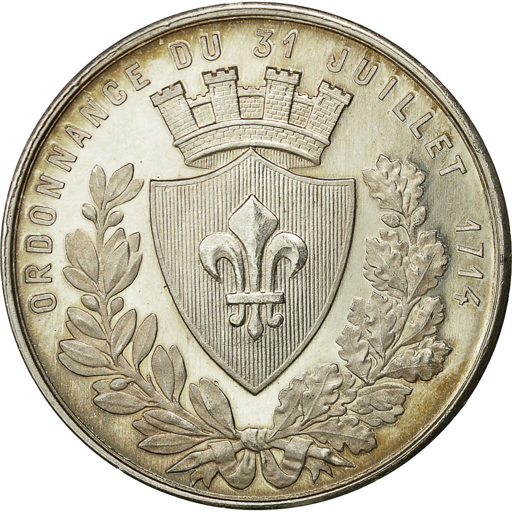 France, Medal, Chambre de Commerce de Lille, Undated, Borrel.A, MS(60-62)