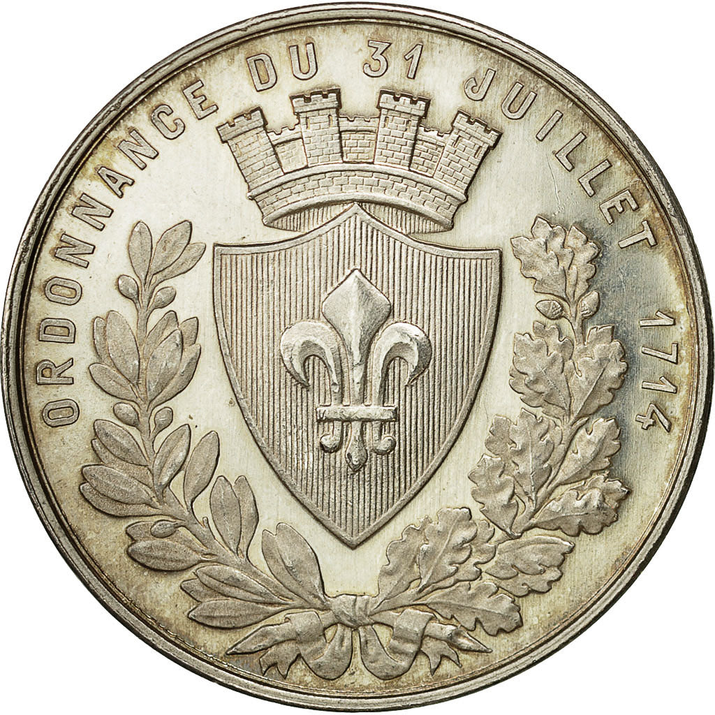 Francia, Medal, Chambre de Commerce de Lille, Undated, Borrel.A, SPL-, Argento