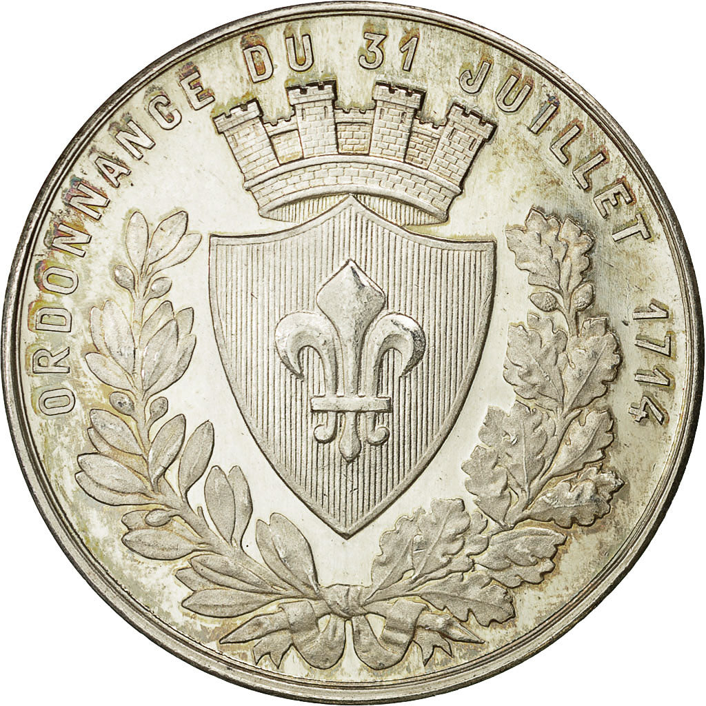 France, Medal, Chambre de Commerce de Lille, Undated, Borrel.A, AU(55-58)