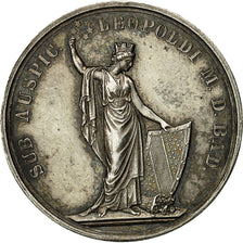 Germany, Medal, Baden School, Friedrich Ier, 1854, AU(55-58), Silver