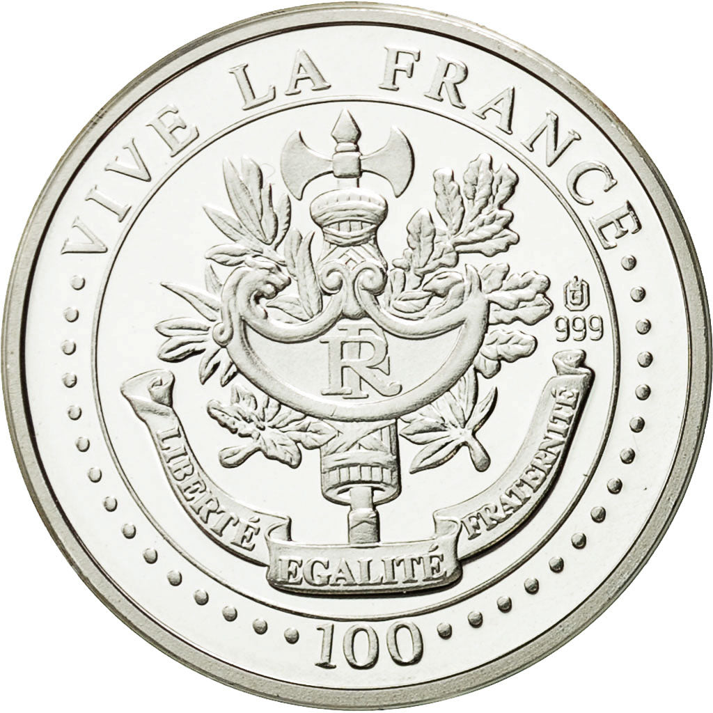 France, Medal, Napoléon Ier, Vive la France, FDC, Argent