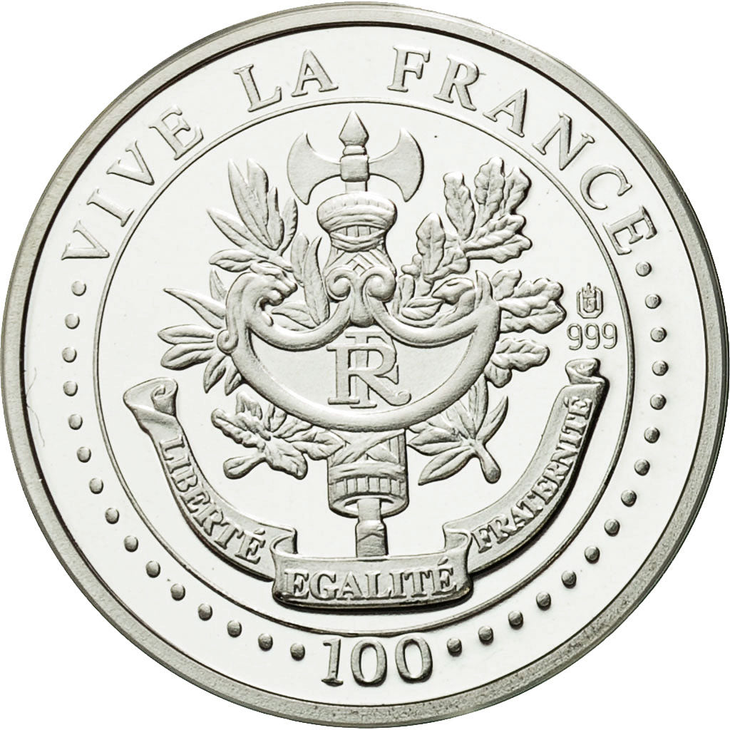 France, Medal, Jeanne d'Arc, Vive la France, FDC, Argent