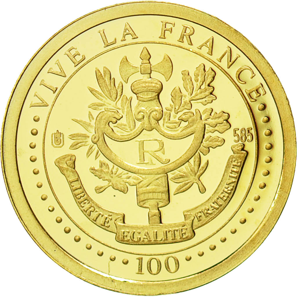 Frankrijk, Medal, Napoléon Ier, Vive la France, FDC, Goud
