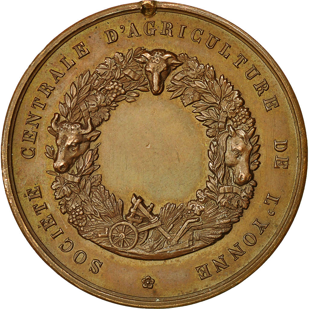 France, Medal, Société Centrale d'Agriculture de l'Yonne, Bescher, EF(40-45)