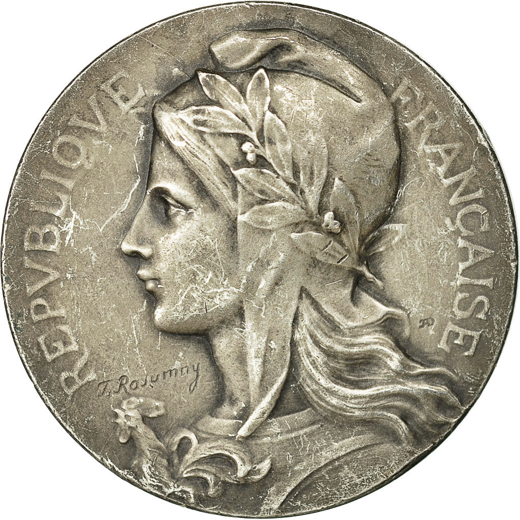 Frankreich, Medal, Syndicats de l'Alimentation en gros de France, 1921, Rasumny