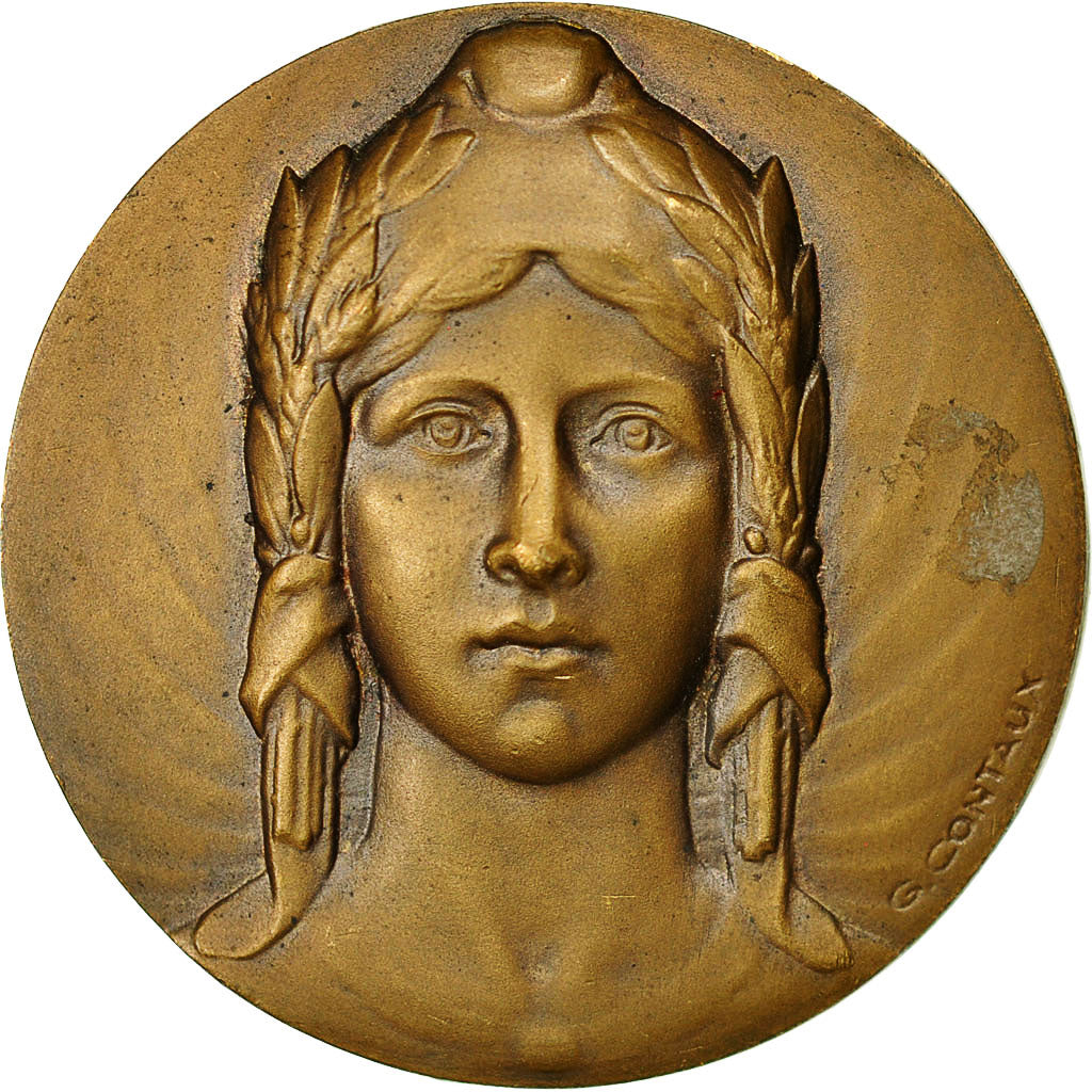 France, Medal, Musique, 8ème Récital S.France, Marianne, Contaux, AU(55-58)