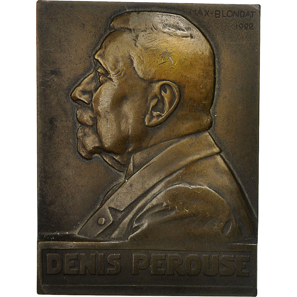 France, Medal, Denis Pérouse, Armateurs de France, 1922, Max Blondat