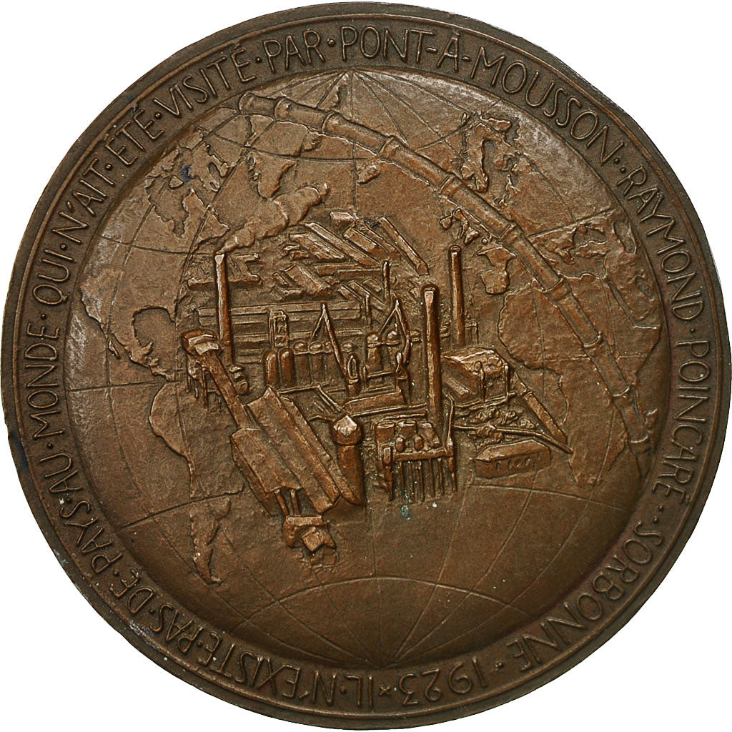 Frankrijk, Medal, Centenaire de la Fondation de Pont-à-Mousson, 1923, Dropsy