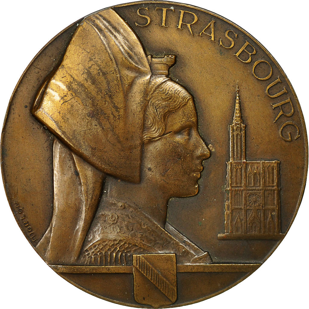 Francia, Medal, Société Alsacienne de Houille, Strasbourg, Morlon, MBC, Bronce