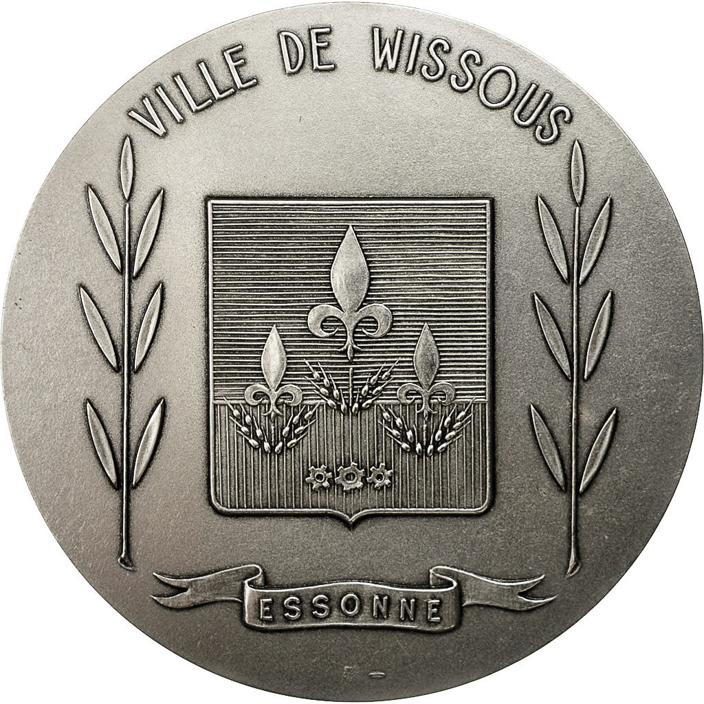France, Medal, Ville de Wissous, Essonne, MS(63), Silvered bronze