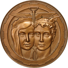 France, Medal, Chambre de Commerce du Havre, 1979, Coeffin, MS(63), Bronze