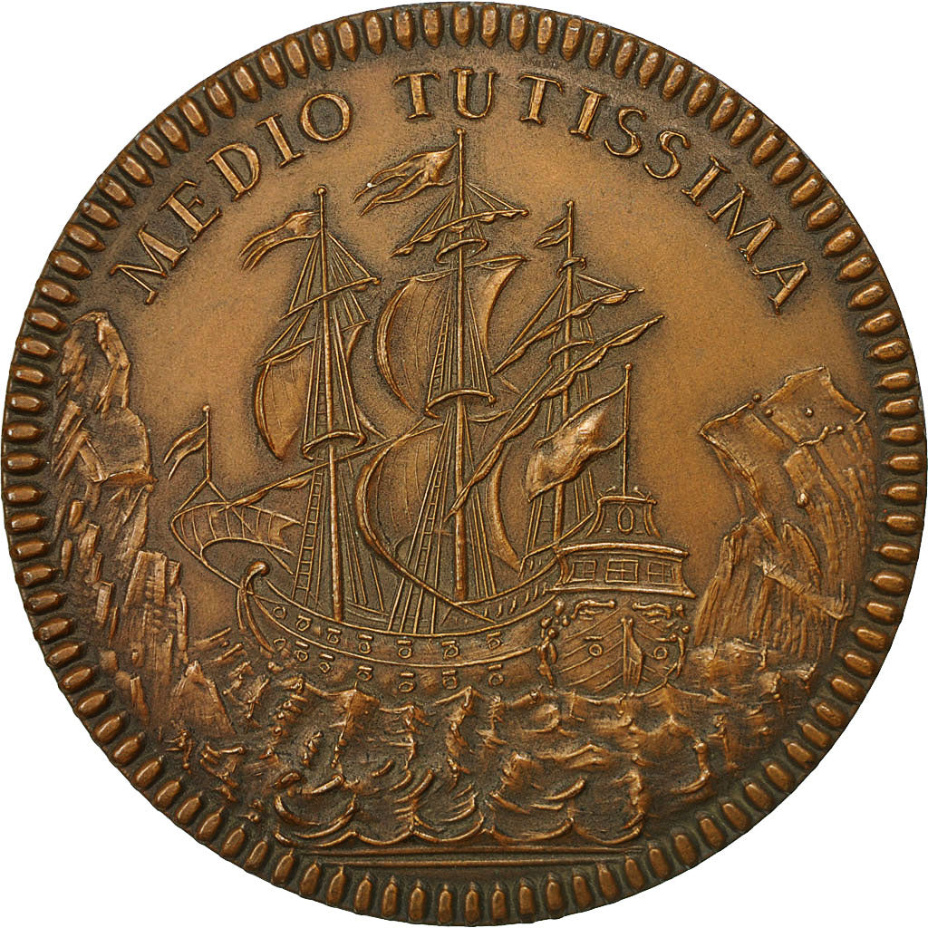 France, Medal, Cinquantenaire du Comité des Armateurs de France, 1953, SUP+