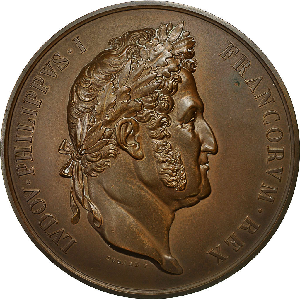 France, Medal, Louis Philippe, Rétablissement de la Statue de Napoléon, 1968