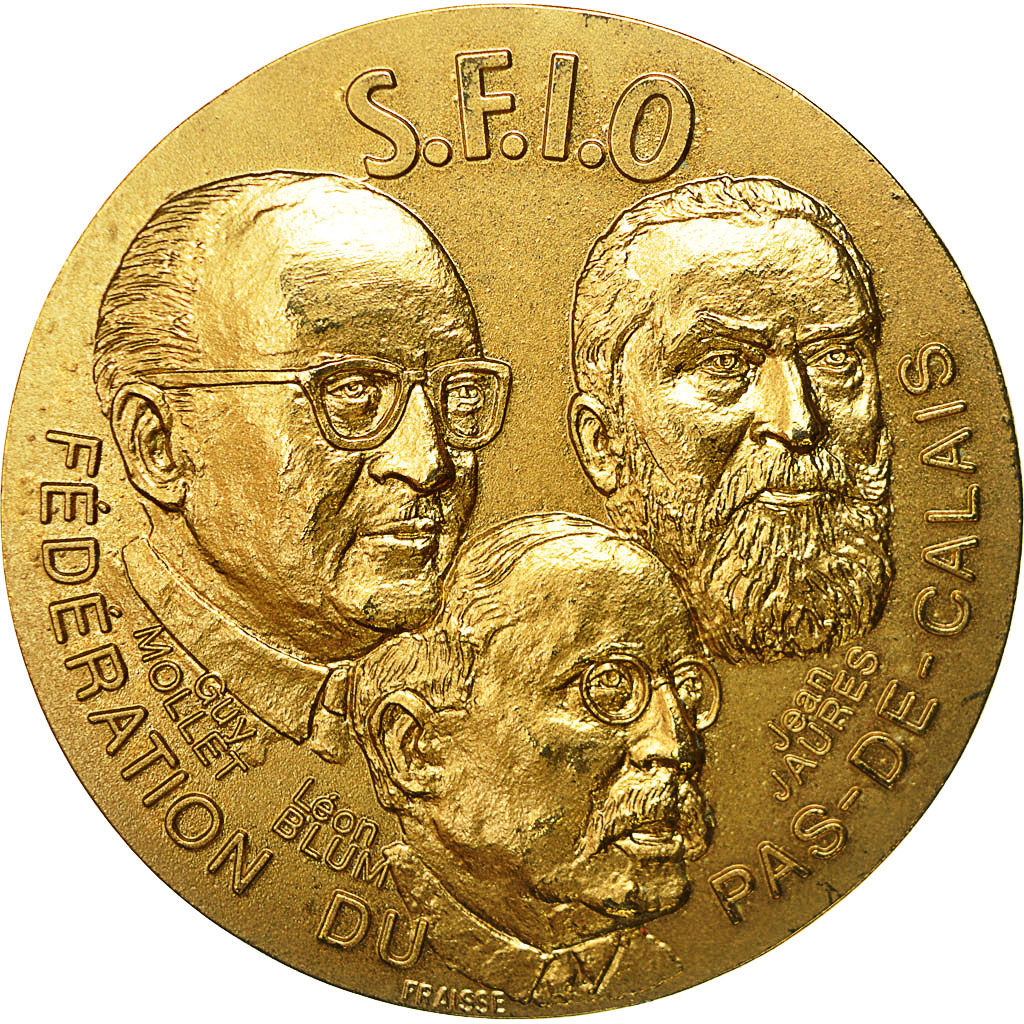 France, Medal, François Mitterrand, Parti Socialiste, S.F.I.O, Fraisse, MS(63)