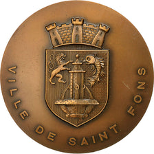 Frankreich, Medal, Ville de Saint Fons, 1973, VZ, Bronze