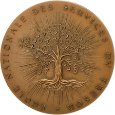 France, Medal, Ecole Nationale du Trésor Public, 1973, SUP+, Bronze