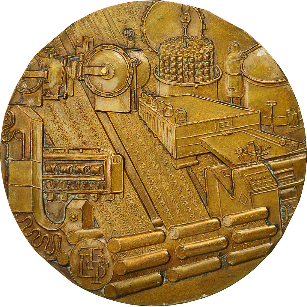 France, Medal, Blanchisserie et Teinturerie de Thaon, 1973, Arthus Bertrand