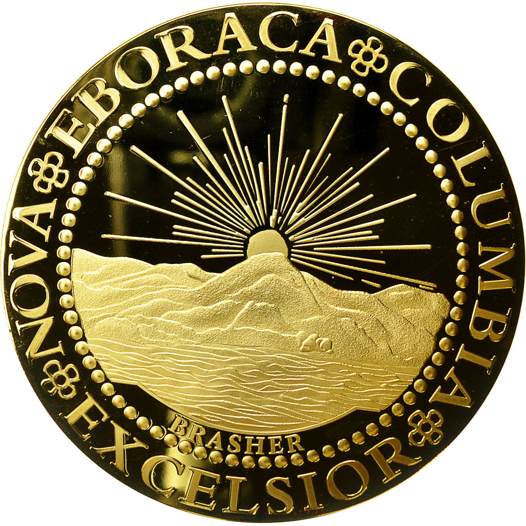 Stati Uniti, medaglia, Copy Brasher Doubloon, SPL, Rame dorato