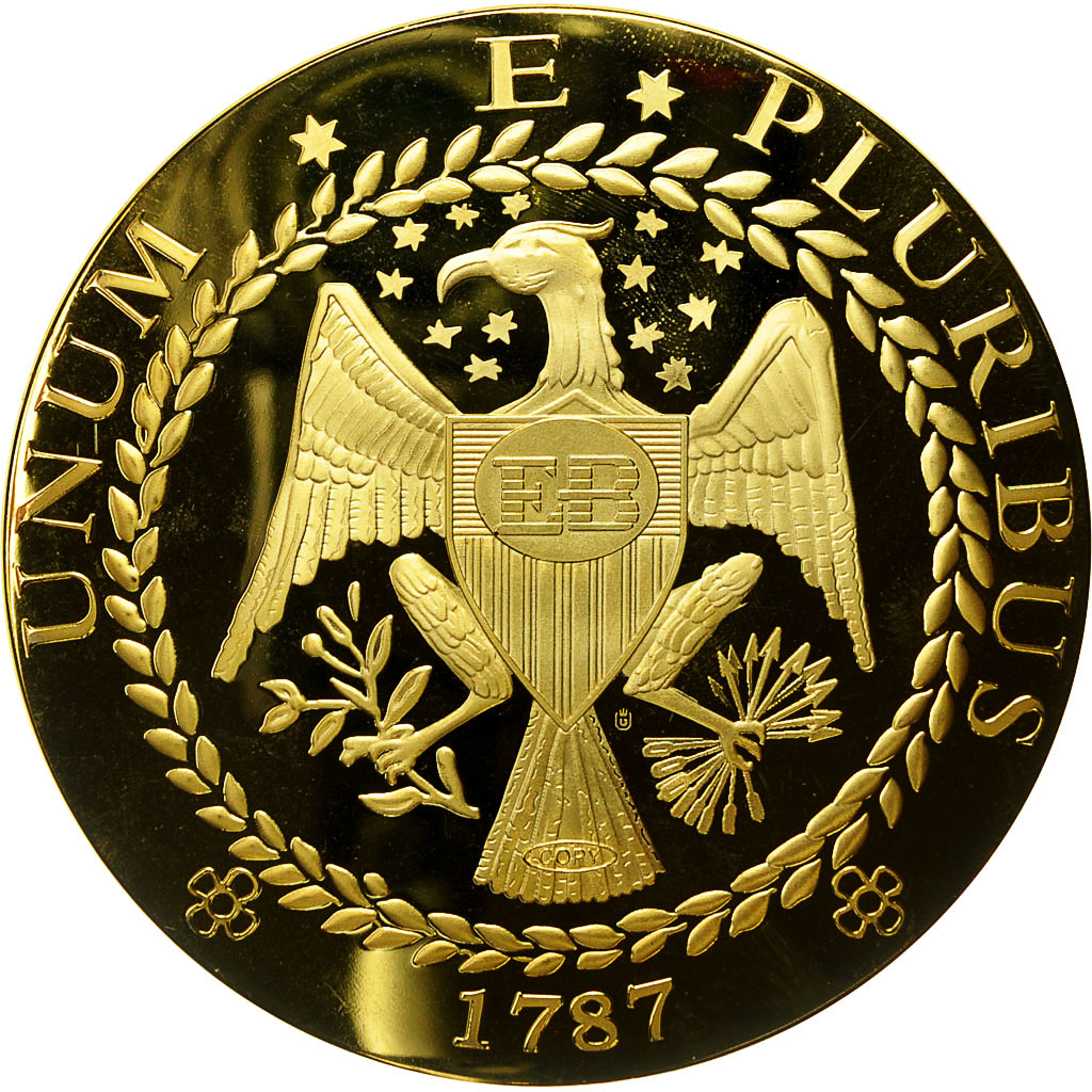 Stati Uniti, medaglia, Copy Brasher Doubloon, SPL, Rame dorato