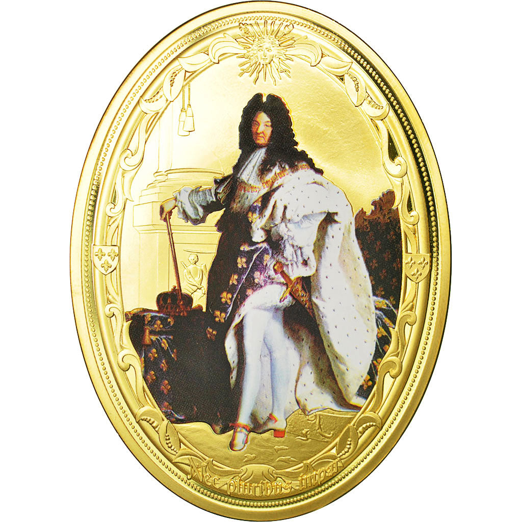 Francja, Medal, Louis XIV, Roi Soleil, MS(63), Stop miedzi