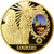 France, Médaille, Lourdes, Lieu de Pélerinage Français, SPL+, Copper Gilt