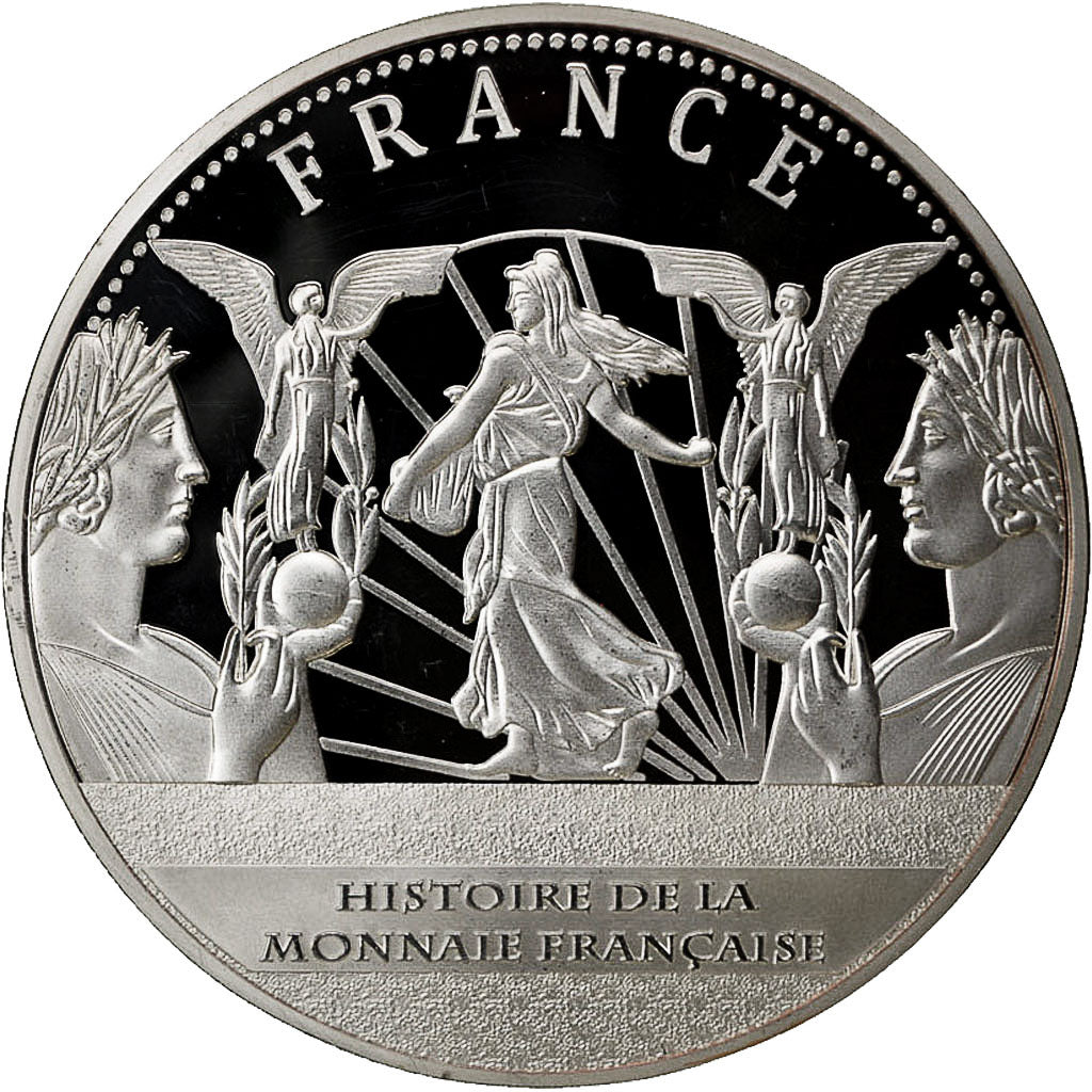 Frankreich, Medaille, Histoire de la monnaie Française, 20 Francs 1807, UNZ+