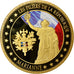 Frankreich, Medaille, Les piliers de la République, Marianne, UNZ+, Copper Gilt