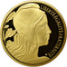 Frankreich, Medaille, Marianne, La Marseillaise, STGL, Copper Gilt