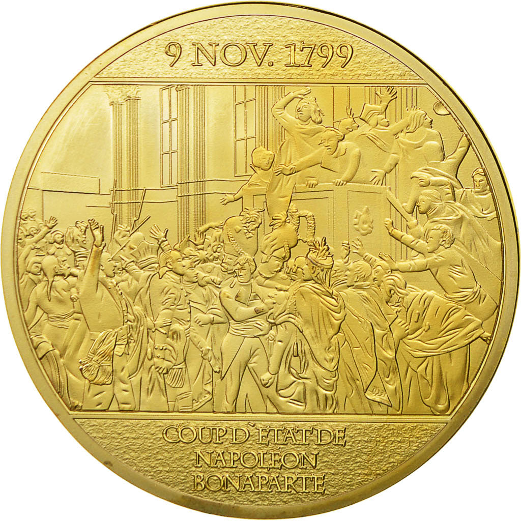Frankreich, Medaille, 225 Ans de la Révolution Française, Coup d'Etat de