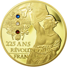 Francia, medaglia, 225 Ans de la Révolution Française, Abolition des