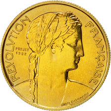 France, Médaille, Révolution Française 1789, FDC, Gilt Bronze