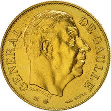 France, Medal, Général De Gaulle, MS(65-70), Gilt Bronze