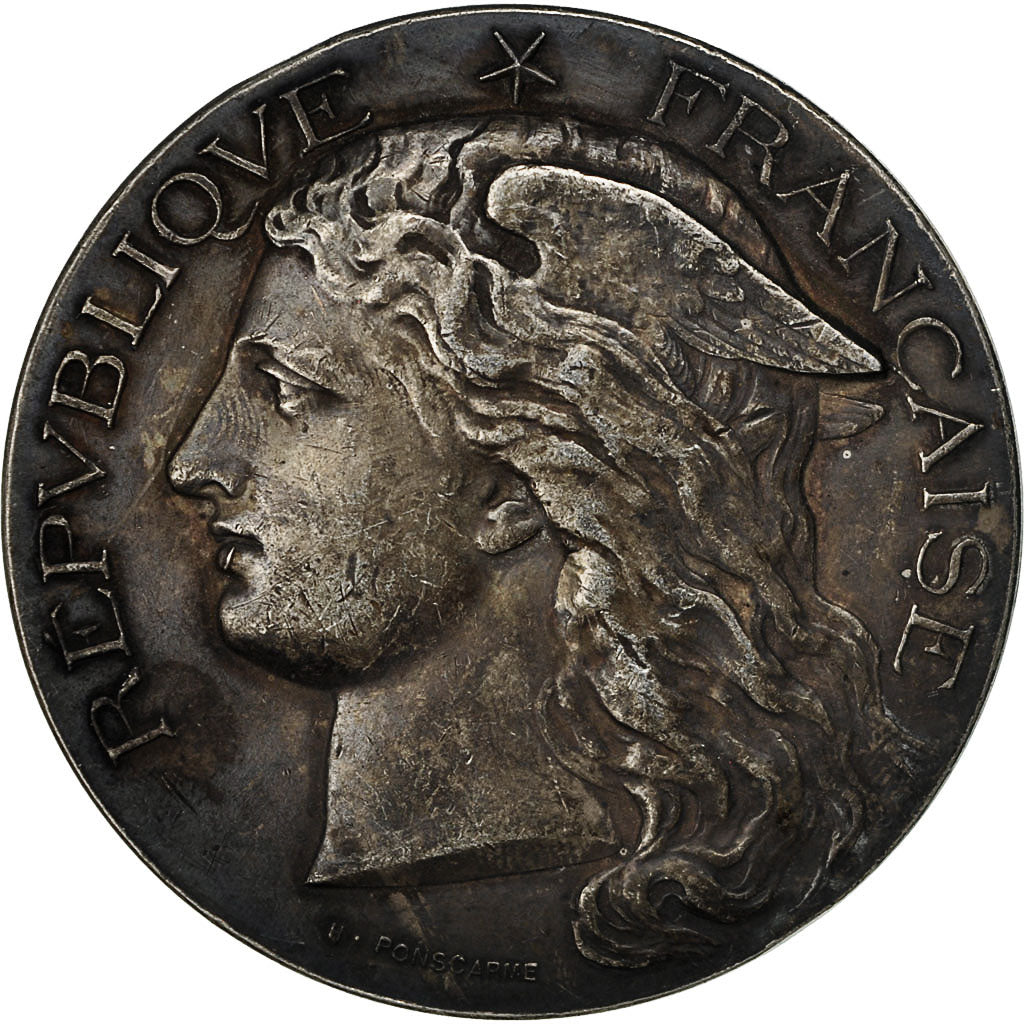 France, Medal, Ministère de l'Agriculture, Concours Hippique, 1893, Ponscarme