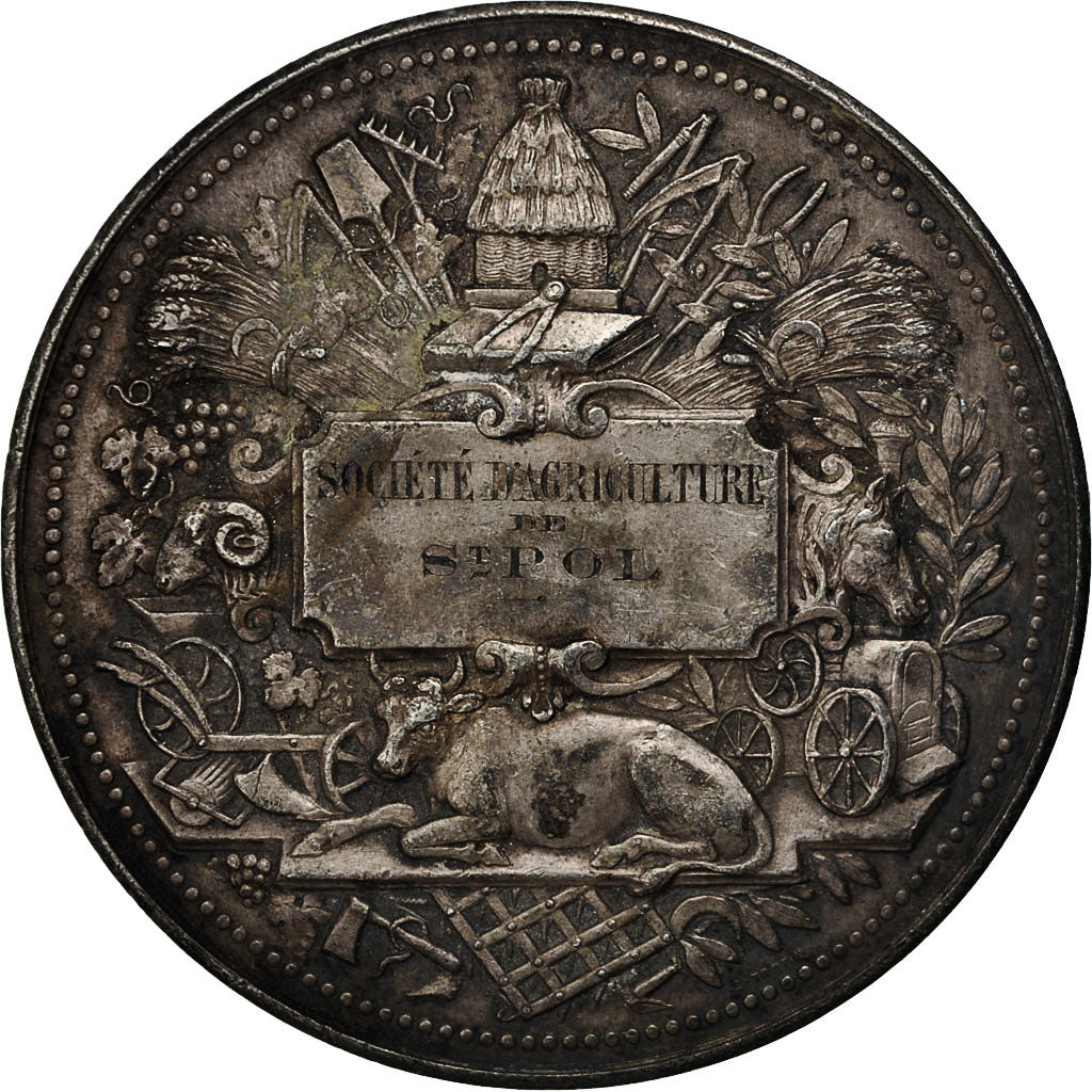 Francia, medalla, Société d'Agriculture de Saint Pol, Concours, 1900, Trotin