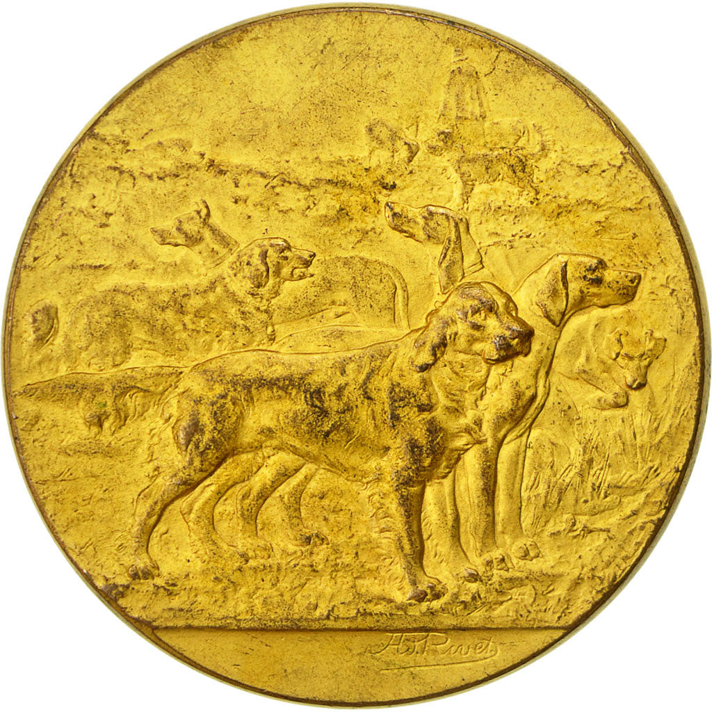 France, Médaille, Société Canine du Sud est, Exposition de Lyon, 1900, Rives
