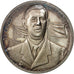 France, Medal, De Gaulle, Le Discours de Brazaville, 1970, MS(63), Silver