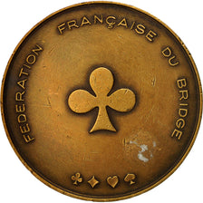 Frankrijk, Medaille, Fédération Française du Bridge, Lyonnais, 1947, ZF+