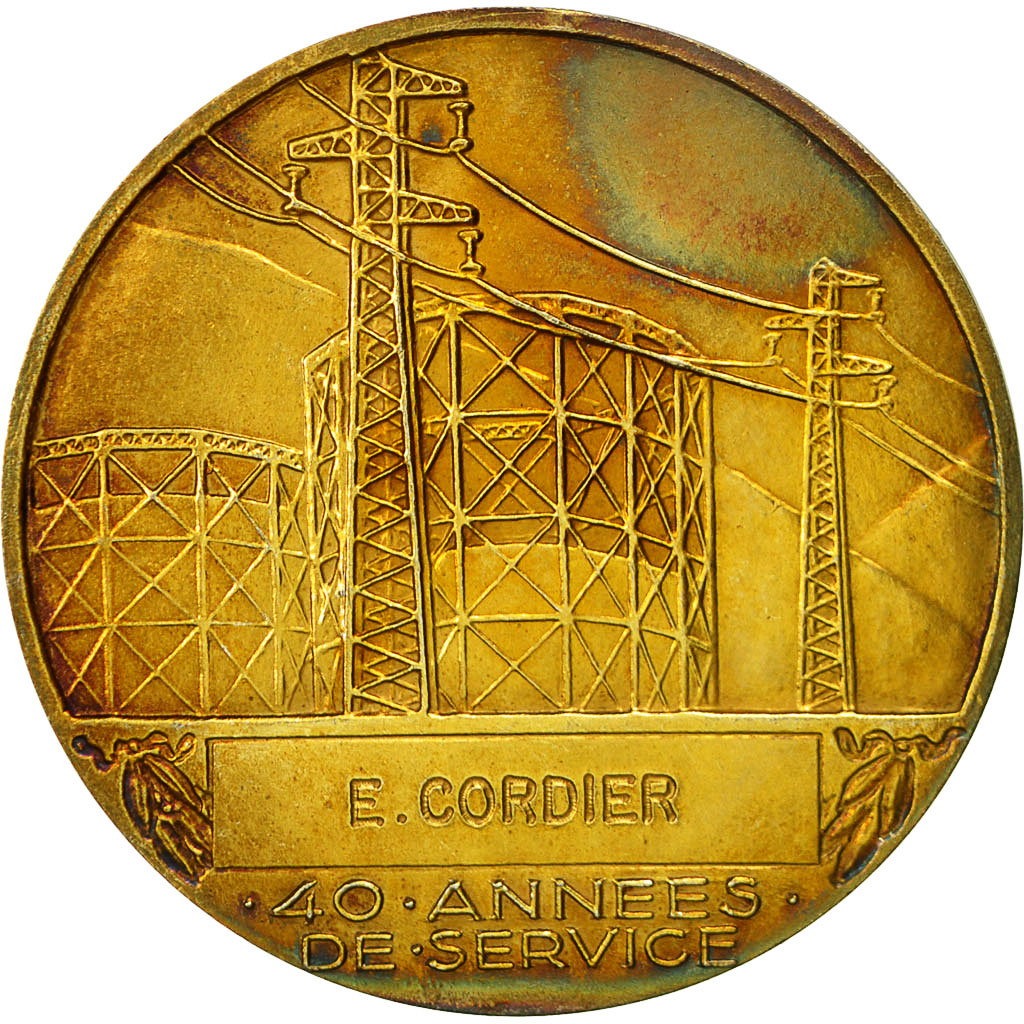 Francja, Medal, Électricité de France et gaz de France, Dropsy, MS(60-62)