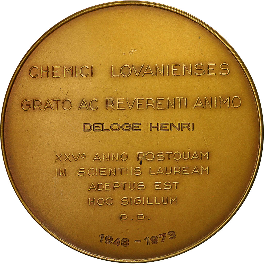 Belgium, Medal, Université de Louvain, 1973, Fish, AU(55-58), Bronze