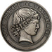 Francja, Medal, Ligue Française de L'Enseignement, AU(55-58), Brąz posrebrzany
