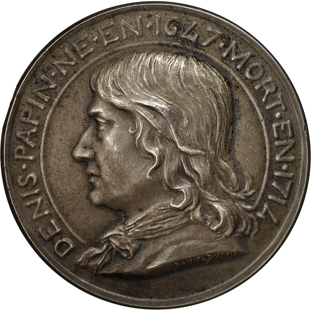 France, Medal, Denis Papin, Chambre Syndicale des Chaudronniers et Fondeurs