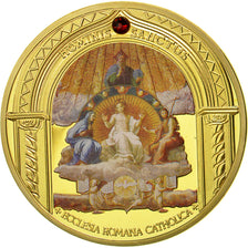 Vaticano, medaglia, Saint François d'Assise, FDC, Rame dorato