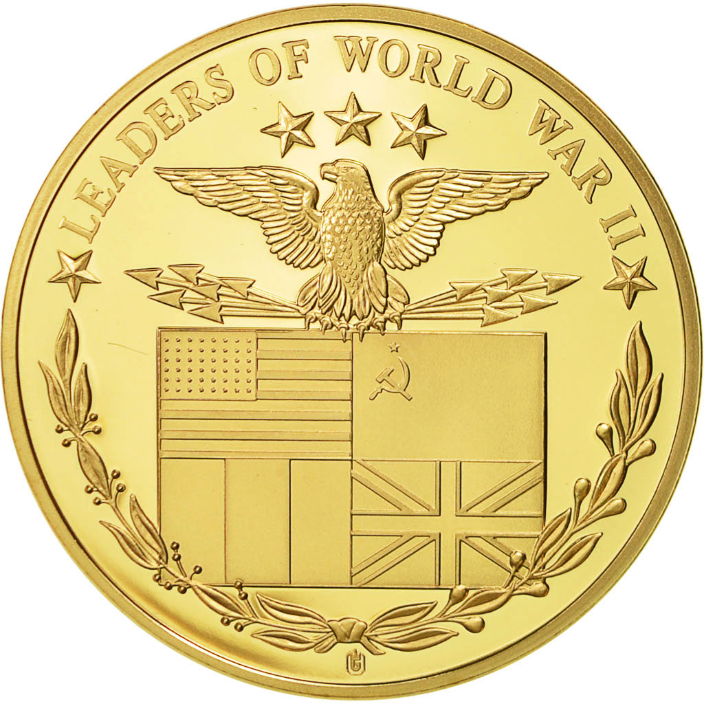 France, Medal, Seconde Guerre Mondiale, William D.Leahy, Amiral, MS(65-70)