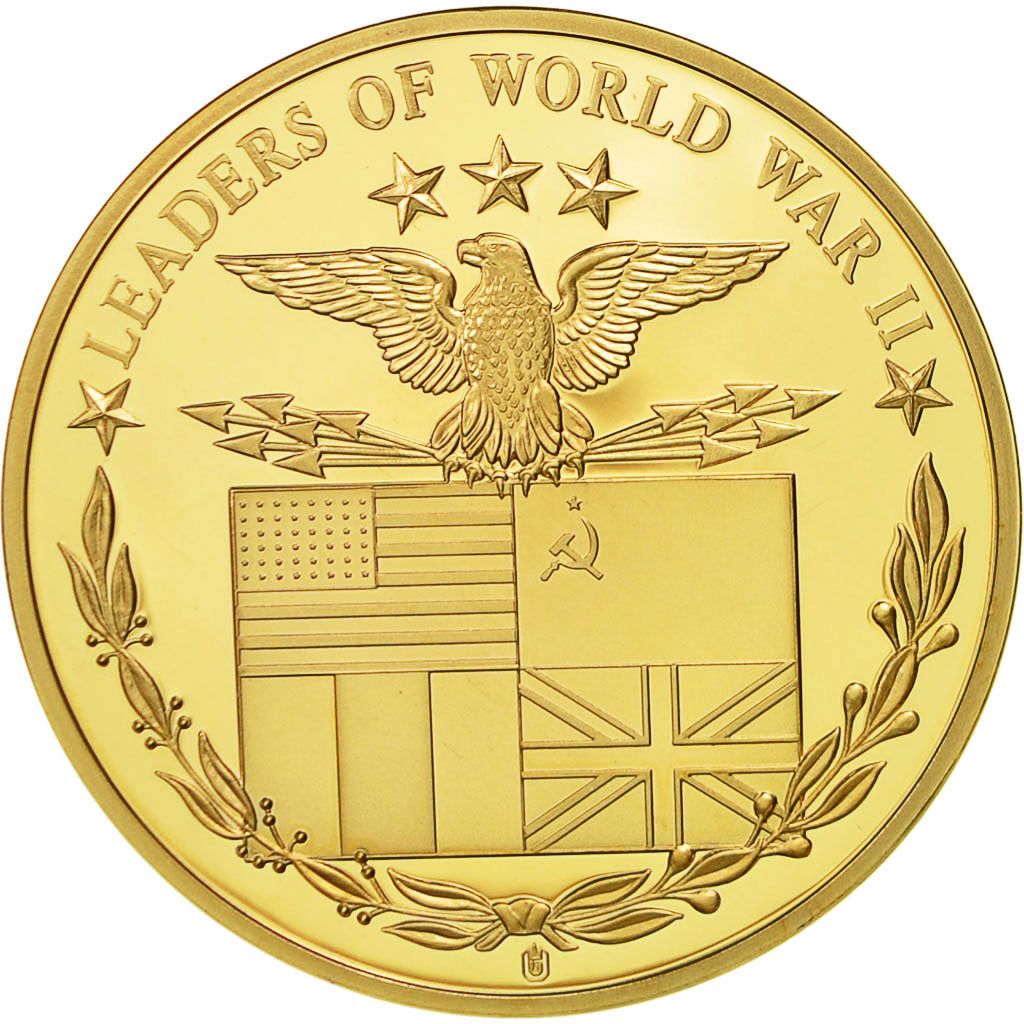 France, Medal, Seconde Guerre Mondiale, George S.Patton, Général, MS(65-70)