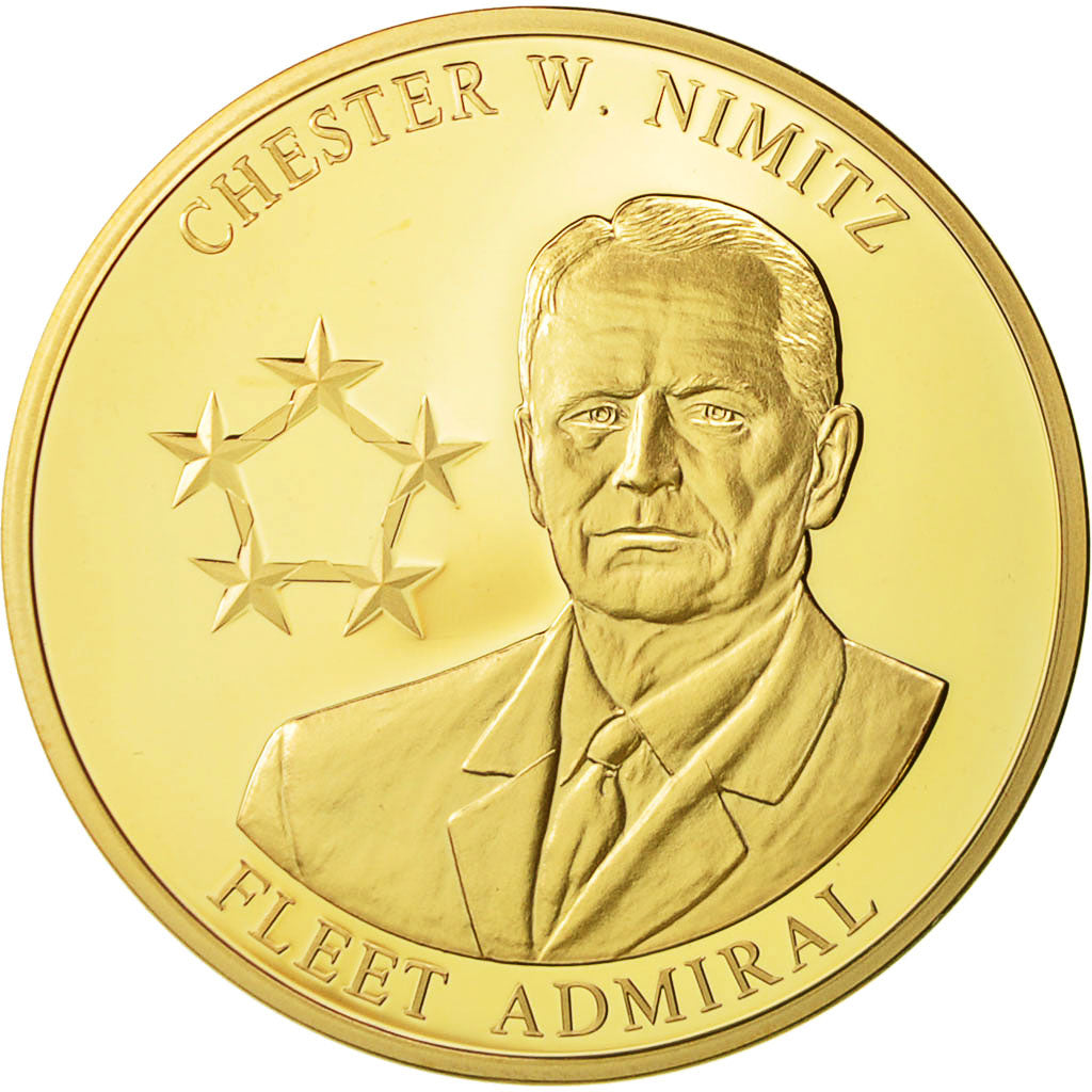France, Médaille, Seconde Guerre Mondiale, Chester W.Nimitz, Amiral, FDC