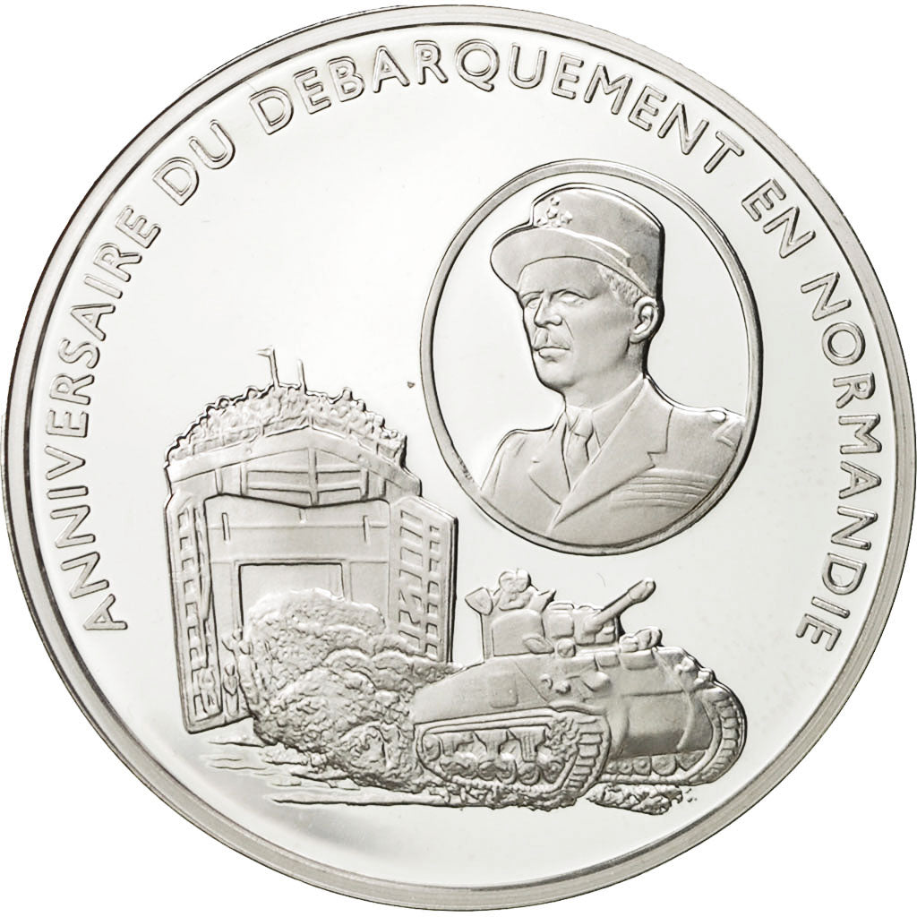 France, Médaille, Anniversaire du Débarquement de Normandie, Chars, FDC