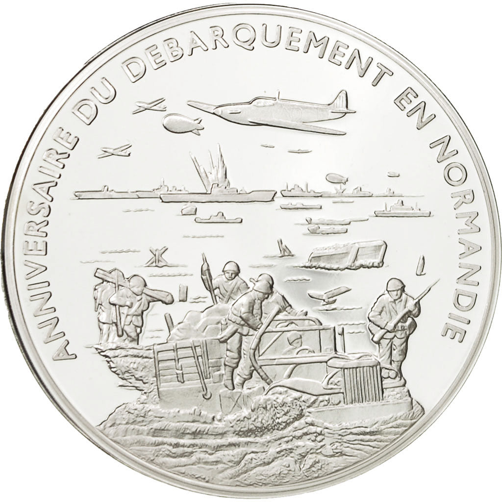 Frankreich, Medaille, Anniversaire du Débarquement de Normandie, Plage, STGL